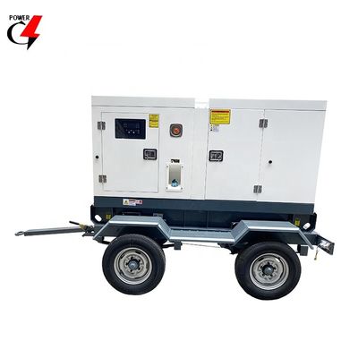 Qualität  Best Selling 80kw/80 kw/100 KVA Commercial Silent Portable Industrial Standby Diesel AC Generator 3 Phase On Trailer Price 8 Hours Keep Running usine